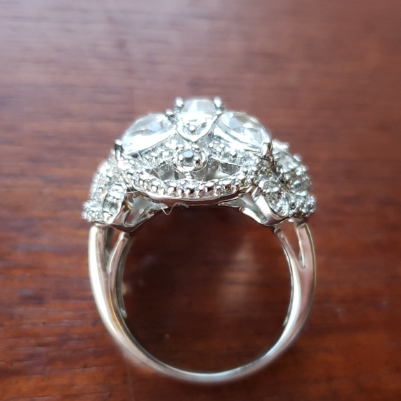Sterling 925 silver CZ ring - Picture 4 of 4